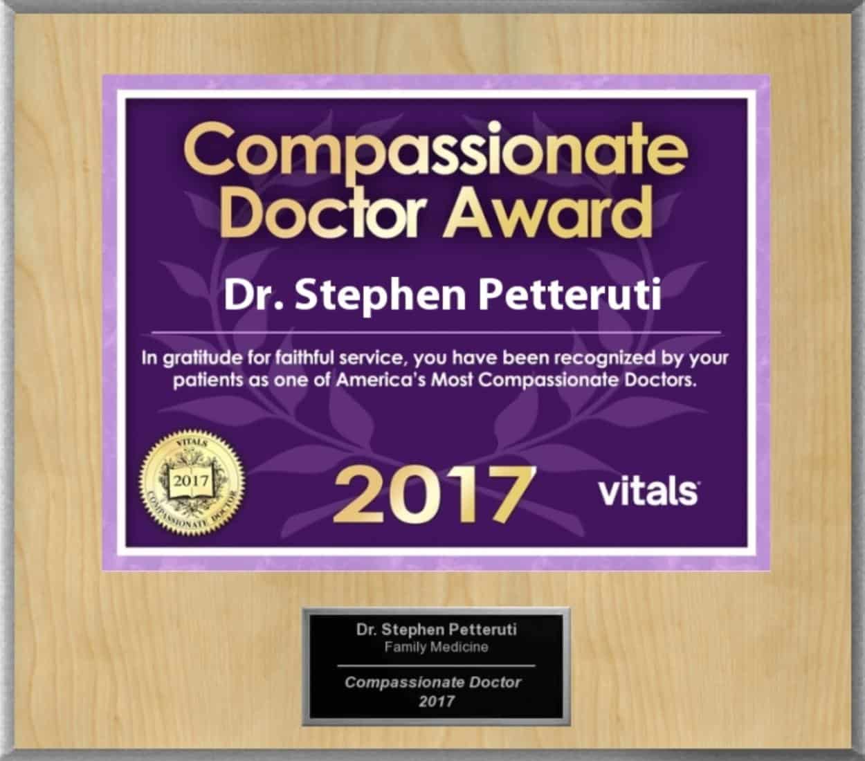 Dr. Petteruti Award