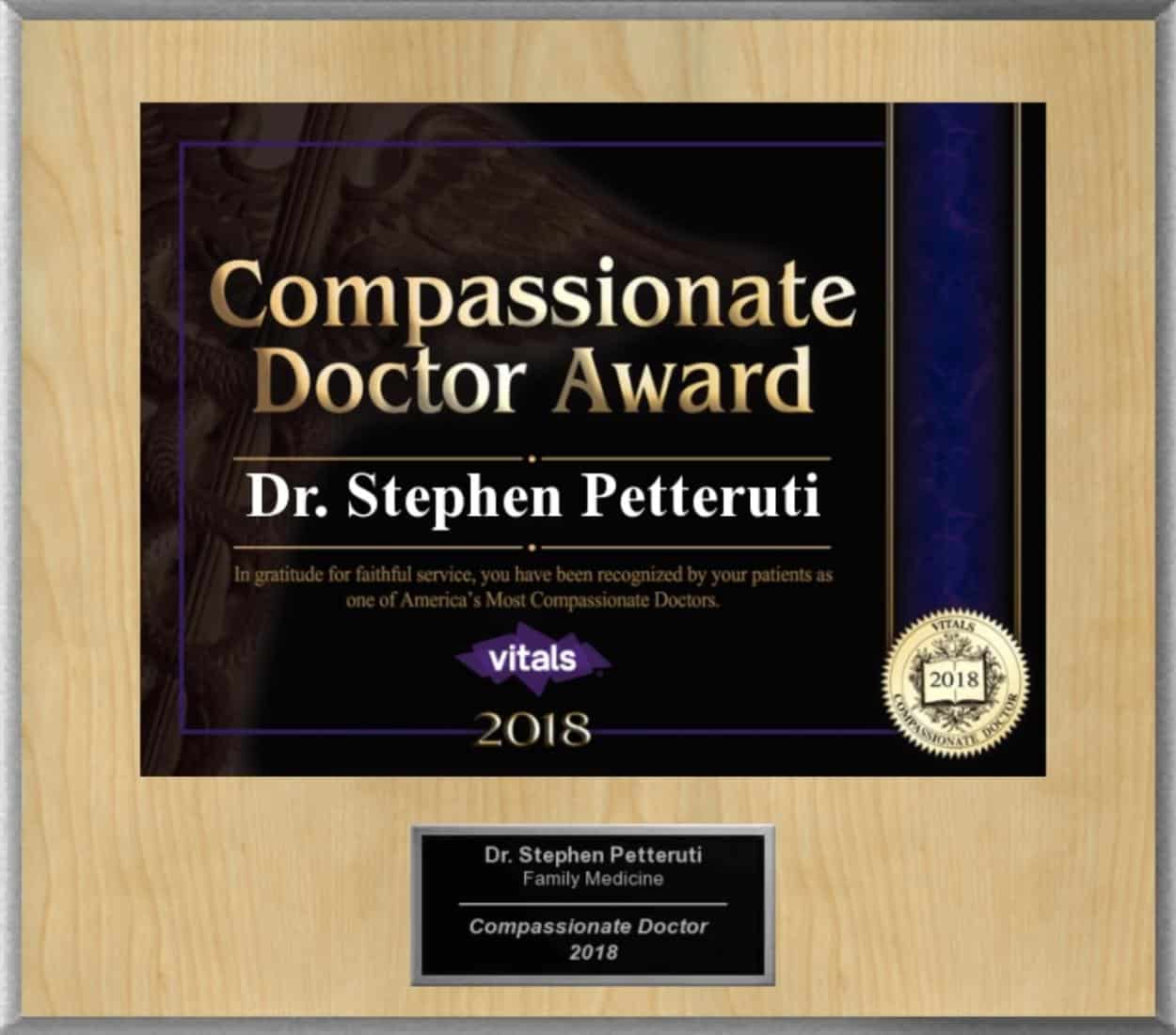 Dr. Petteruti Award